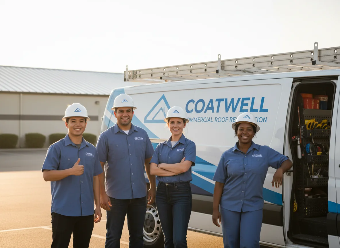 Commercial roof coating company in Cameron, IL
